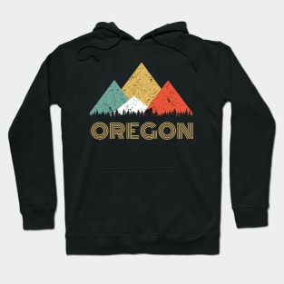 Secret Sasquatch - Retro Oregon Hiding Bigfoot Believer Hoodie